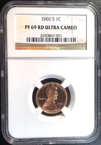 2002 S 1c LINCOLN MEMORIAL RED PROOF NGC PF69 RD ULTRA CAMEO Cover