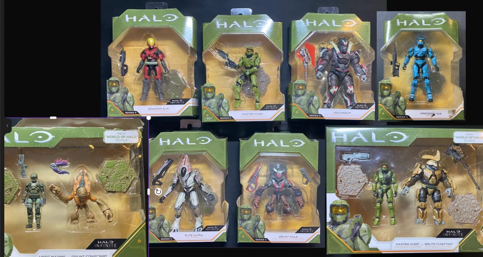 "Figura de Halo Infinite World of Halo 4"" Wicked Cool Toys - ¡Elige tu figura!! Foto 1 de 1