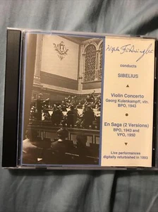 Furtwangler dirigiert Sibelius CD Musik & Kunst Violine Konzert Kulenkampff schön - Bild 1 von 3
