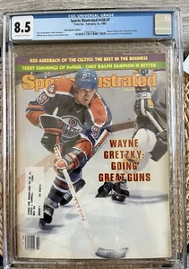 Wayne Gretzky Sports Illustrated Magazine February 15 1982 CGC 8.5 - Picture 1 of 1