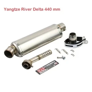 Universal Motorcycle Exhaust Muffler 38-51MM Slip-On for BMW Yamaha Kawasaki - Picture 1 of 5