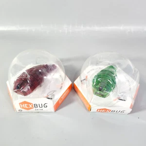 Hexbug Larva Verde Rojo Micro Robótico Criatura Par Alimentado por Batería - Imagen 1 de 11