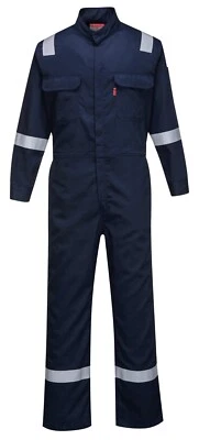 Portwest FR94 Bizflame FR Coverall Flame Resistant Lightweight  Reflective Tape - Image 1 of 4