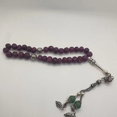  Rubí africano masbaha cultura islámica  Foto 1 de 4