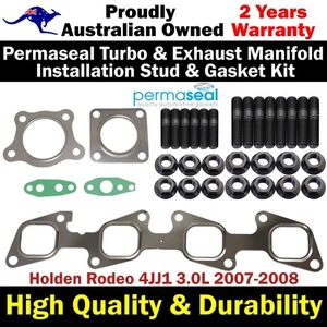 Permaseal Turbo&Exhaust Manifold Studs&Gasket Kit For Holden Rodeo 4JJ1 3.0L - Picture 1 of 9
