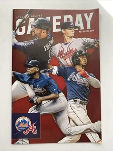 STARS Atlanta Braves Baseball 2018 Gameday Program SGA v NYM Freeman Albies ++ - Picture 1 of 2