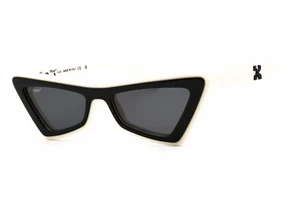OFF WHITE ARTEMISIA 0207 Sunglasses White Frame Gray Lenses 55mm - Picture 1 of 4