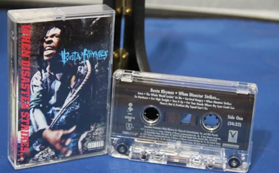 Busta Rhymes When Disaster Strikes Cassette Tape East Coast Rap  1997 Elektra - Image 1 of 3