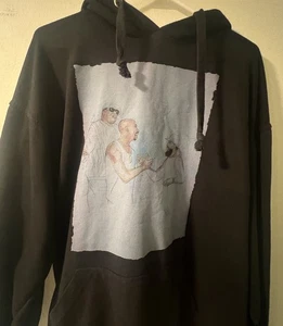 Jon Lauren Nipsey Hussle Tupac Notorious B.I.G. Sudadera con capucha negra XL Heaven Pass - Imagen 1 de 14