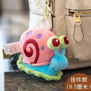Bob Esponja Gary Llavero de 3,5 Pulgadas Juguetes de Peluche Colgante Muñecas Esponjosas - Imagen 1 de 1