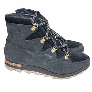 Sorel Sneakchic Alpine Black Boot/Sneakers Size 9.5 - Picture 1 of 8