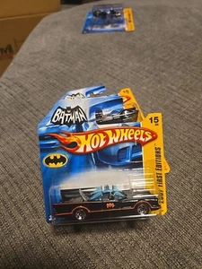 Hot Wheels Short Card 2007 First Editions 15/36 Batman TV Batmobile - Picture 1 of 7