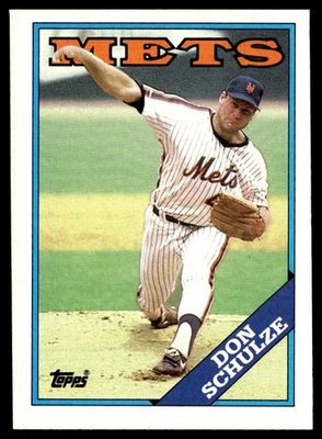 1988 Topps Don Schulze New York Mets #131 - Image 1 of 2