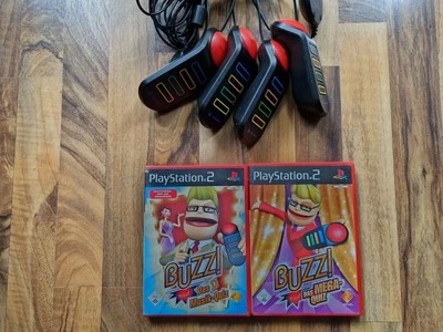 Buzz Playstation 2 mit 2 Spielen - Bild 1 von 4