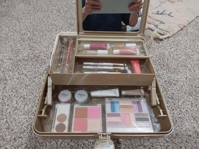 Beauty Box Ulta Caboodles con collezione trucco GOLD & SPECKLE custodia NUOVO - Immagine 1 di 4