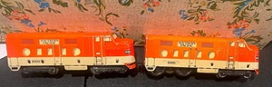 Marx 6000 Vintage O Southern Pacific Tinplate AA Diesel Locomotives and 4 cars. - Picture 1 of 24
