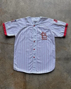 Camiseta deportiva de béisbol vintage Starter St. Louis Cardinals NL MLB talla adulto L LEER - Imagen 1 de 16