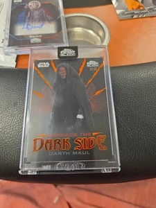 2024 Topps Chrome Black Star Wars Embrace the Dark Side Darth Maul 05/25 - Picture 1 of 5