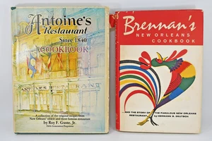 Vtg New Orleans Cookbook Lot 1964 Brennan's 1979 Antoine's Restaurant Hardcover - Foto 1 di 20