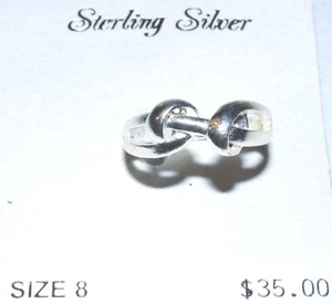 .925 Sterling Silver SCROLL Band Ring Size 8 $35.00 - Picture 1 of 1