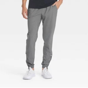 All In Motion Mens Gray Lightweight Tricot Jogger Pants Size Medium - Picture 1 of 5