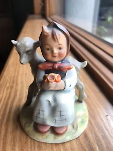 HUMMEL "GOOD FRIENDS" Girl With Lamb Figurine # 182 Full Bee Germany - Picture 1 of 4