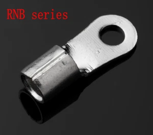 RNB Series Cold Pressed Connection Terminal Round Bare End O-ring Terminals - Picture 1 of 40
