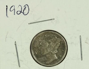1920 Mercury Dime : Extra Fine XF - Picture 1 of 2
