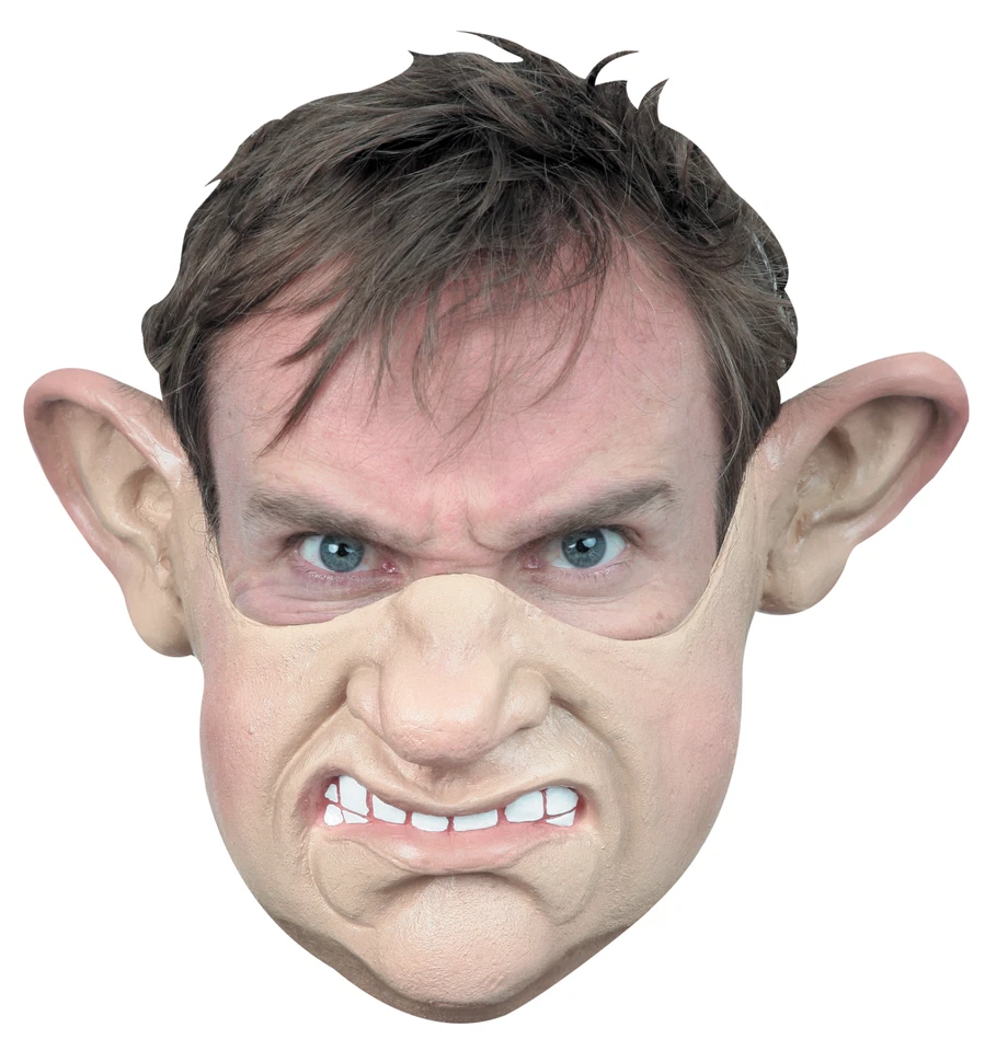 Ghoulish Productions Grumpy Latex Face Mask Horror Halloween Cosplay - Image 1 of 4