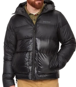 Marmot Guides Daunen gefütterter Hoody/Jacke - schwarz - 275 $ NEU MIT ETIKETT! herren 2XL - Bild 1 von 18