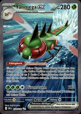 Pokemon Ewige Rivalen Yanmega ex SIR 228/182 Near Mint deutsch - Bild 1 von 2