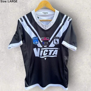WESTERN SUBURBS MAGPIES RON MASSEY CUP JERSEY Rugby League Size Large - Picture 1 of 3