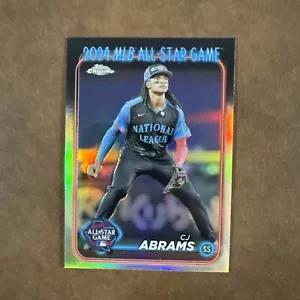 2024 Topps Chrome Update Series - 2024 All-Star Game #ASGC-40 C.J. Abrams - Picture 1 of 2