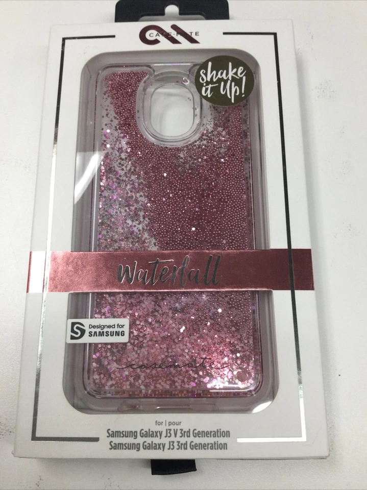Case-Mate Waterfall Case for Samsung Galaxy J3 2018 (3rd Gen) - Rose Gold - Image 1 of 2