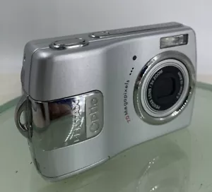 Pentax Optio M20 Digital Camera 7.0 MP 3x ZOOM SILVER NO CHARGER TESTED - 244 - Picture 1 of 8