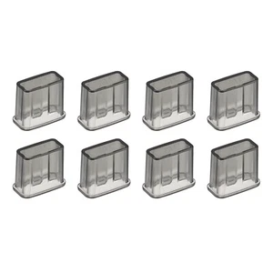 8 pièces housse de port USB anti-poussière PC USB housse de port femelle noir transparent - Photo 1 sur 5