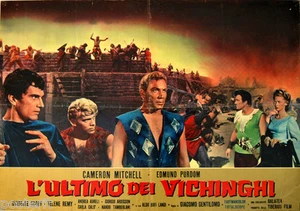 soggettone film L'ULTIMO DEI VICHINGHI Cameron Mitchell Edmund Purdom 1961 - Picture 1 of 1