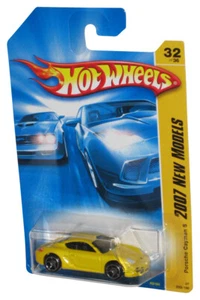 Hot Wheels 2007 New Models 32/36 Yellow Porsche Cayman S Toy Car 32/180 - Picture 1 of 1