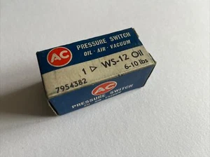 Scammell Scarab - AC DELCO WS-12 OIL PRESSURE SWITCH  (7954382) NOS - Picture 1 of 2