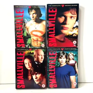 Smallville DVD Set Complete Seasons 1-4 All 88 Episodes on 24 Discs + Booklets - Picture 1 of 6