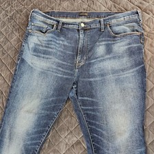 Silver Jeans Co. Machray Classic Straight Jeans Dark Wash 44x30 Casual Heavy
