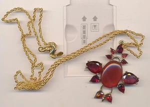 COLLAR COLGANTE CABUJÓN OSCAR DE LA RENTA EE. UU. - Imagen 1 de 2