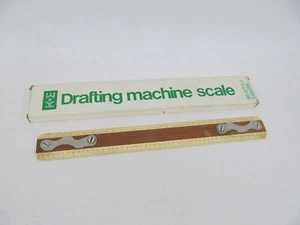 Keufel and Esser K&E 12” Drafting Machine Scale Vintage 60 0712-2 Luxylite - Picture 1 of 2