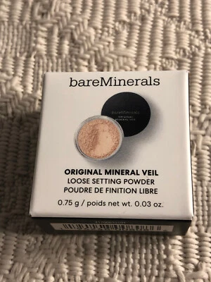BARE MINERALS ORIGINAL MINERAL VEIL LOOSE POWDER SAMPLE TO TRY OR FOR TRAVEL - Image 1 of 2