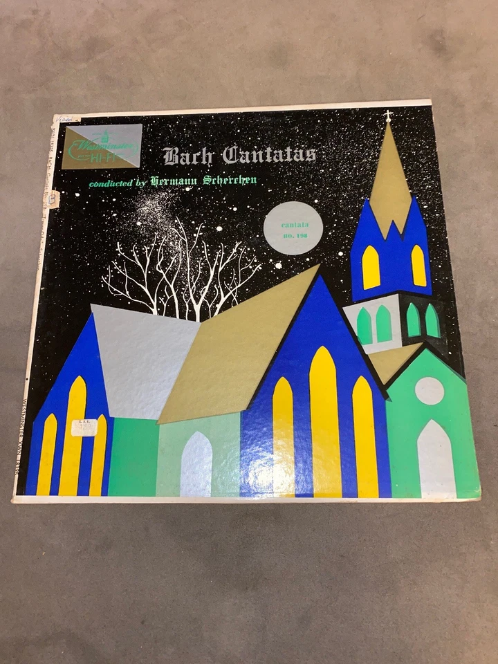 HERMANN SCHERCHEN-J.S. Bach: Cantata No. 198  (1957) Mono WESTMINSTER LP - Image 1 of 3