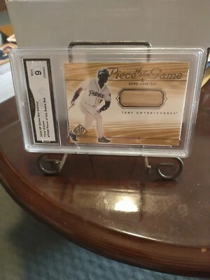 Tony Gwynn 2000 SP Piece Of The Game Game Used Bat GMA Graded 9 - Image 1 of 3