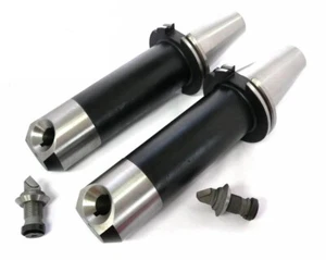 2 MATCHING RIGIBORE BARS No 168 DIN69871A c/w MICROBORE UNITS - Picture 1 of 1