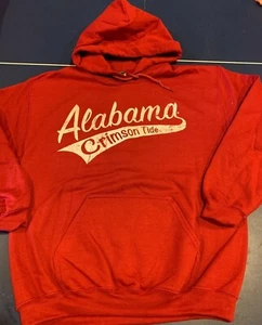 Alabama Crimson Tide Crimson Color HOODIE NEW Bama Pullover sweatshirt - Picture 1 of 3