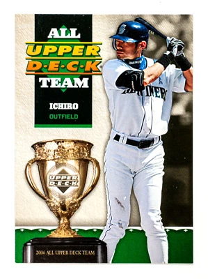 Ichiro Suzuki #UD-14 (2006 Upper Deck) All-Team, Seattle Mariners, HOF - Image 1 of 2