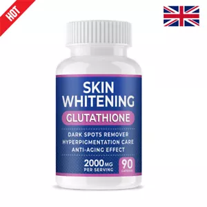 New Skin Whitening Glutathione 2000mg, 90 capsules per serving UK - Picture 1 of 8